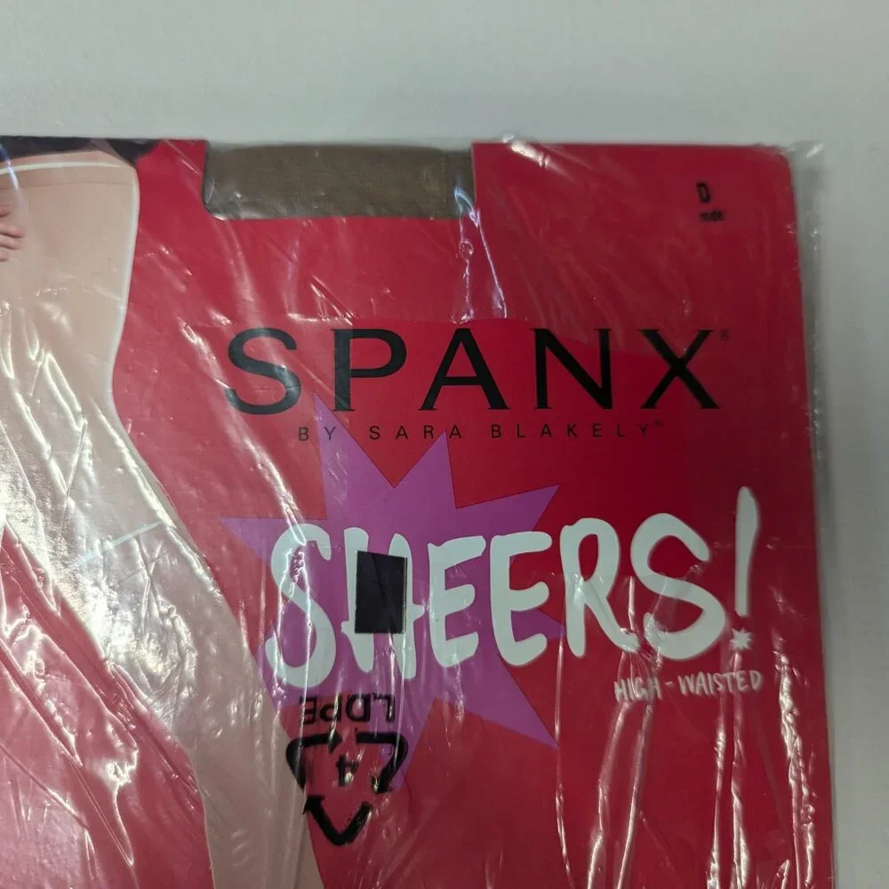 NWT Spanx Sheers Nude Size D Hose